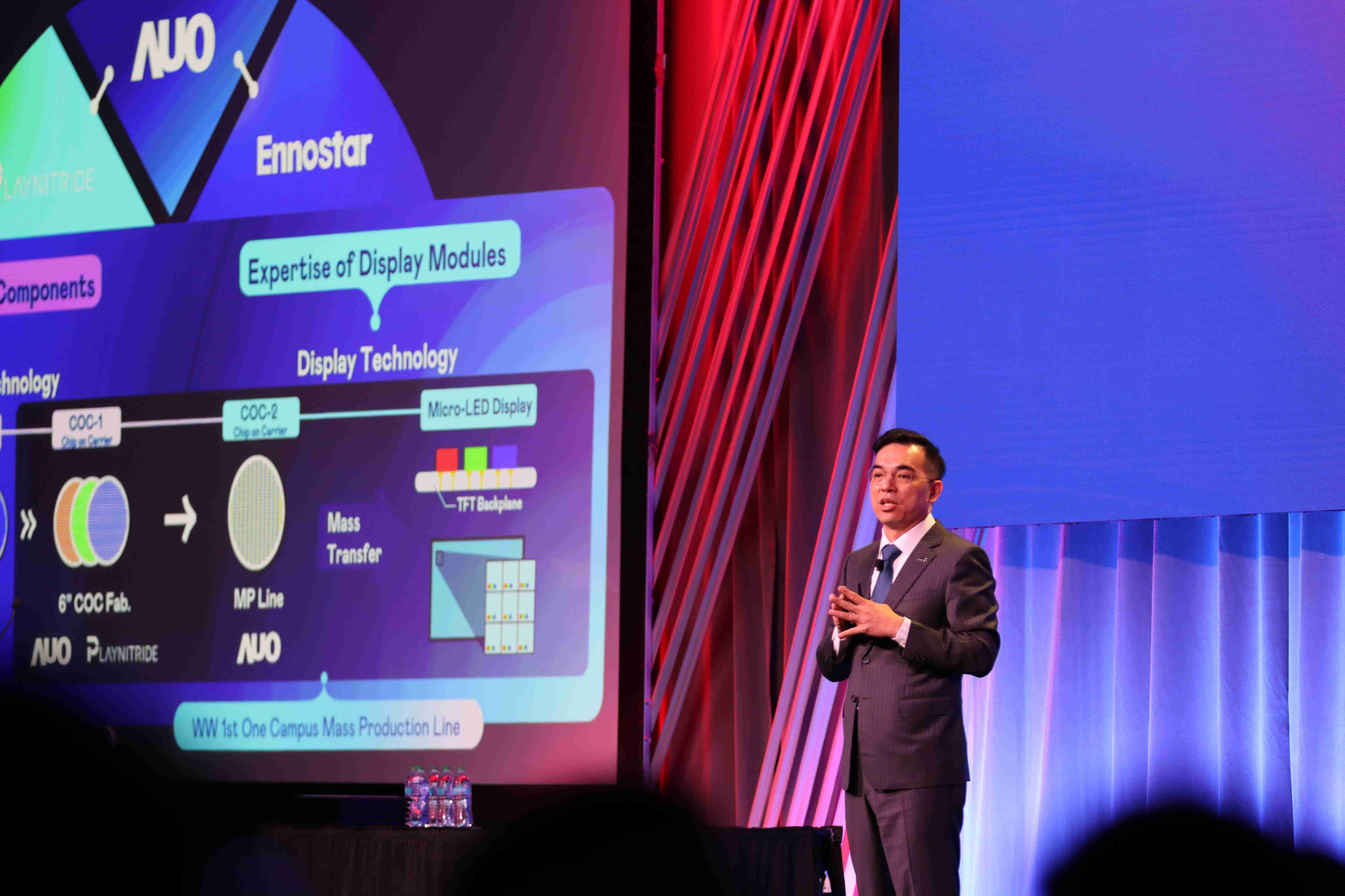 2025 SID显示周登场,,尊龙集团光电执行长暨总经理柯富仁博士以〝Redefining Displays: Inspiring New Possibilities〞发表主题演说,,带领尊龙集团以智能显示解决方案先驱,,,透过AI赋能,,,重塑显示的视觉创新体验